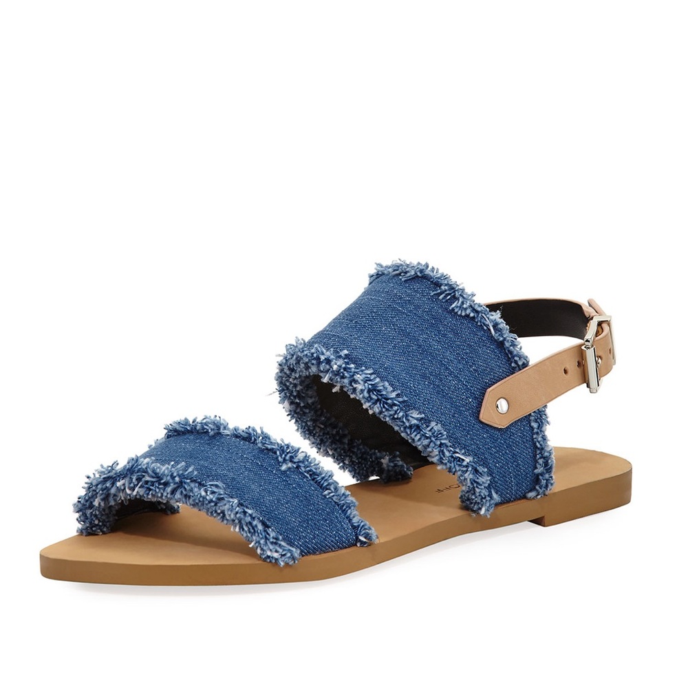 Rebecca Minkoff Emery Sandal in Light Denim